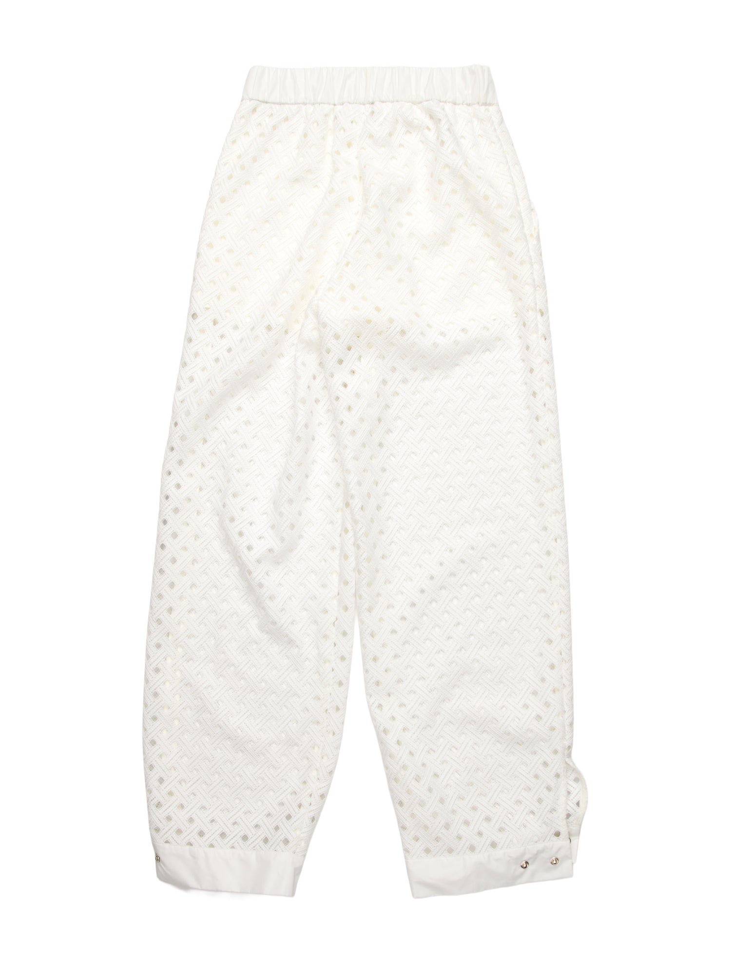 Herno Lace Pattern Straight Leg Pants